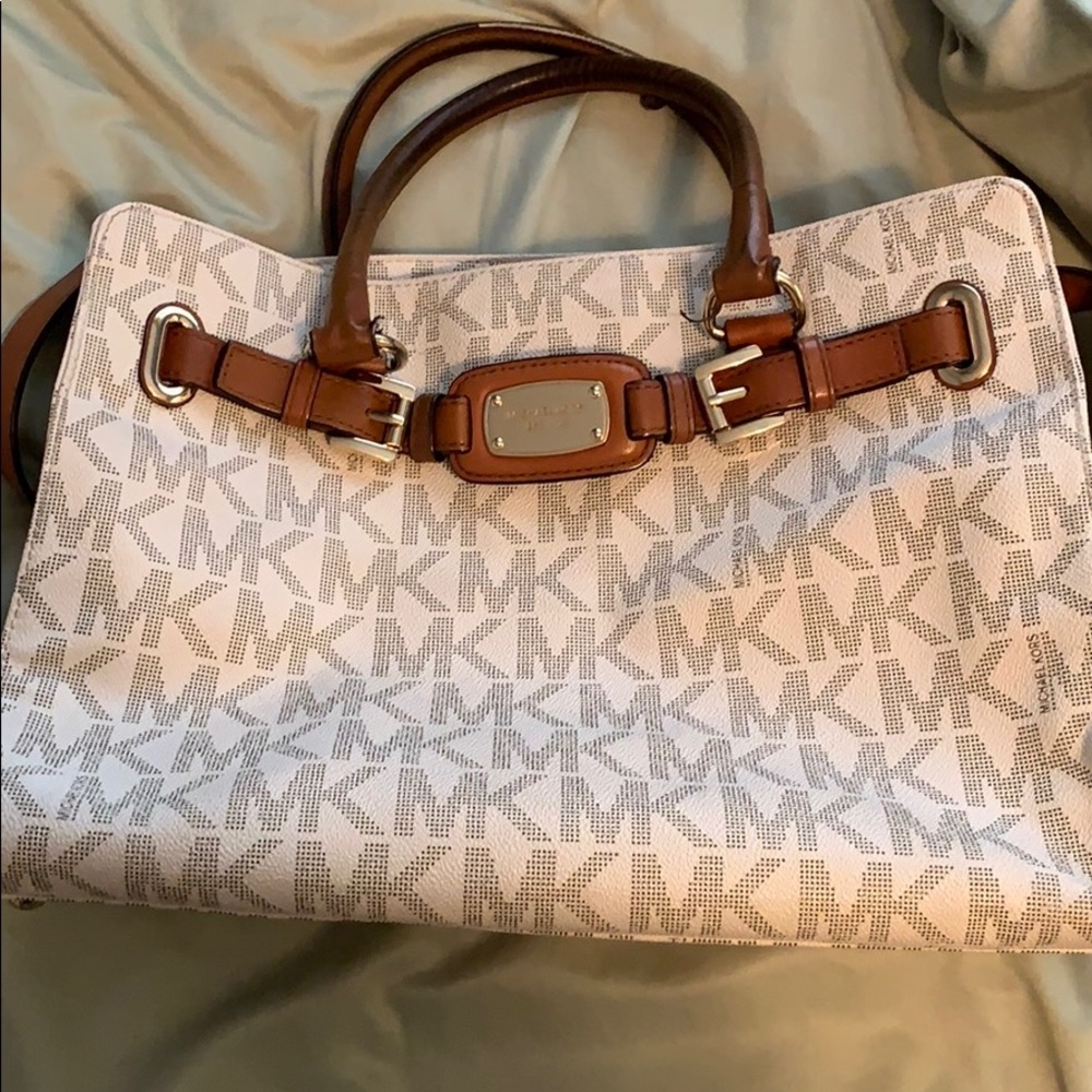 Michael Kors Signature White Handbag